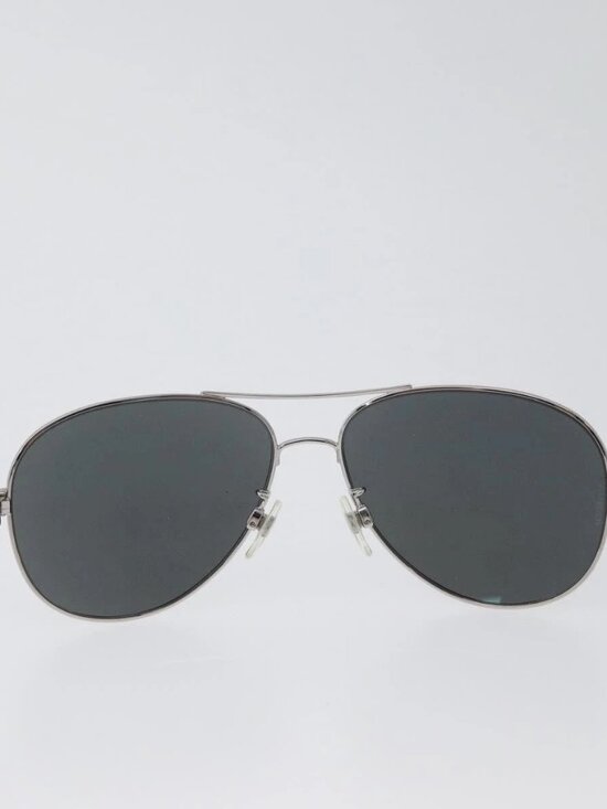 CHANEL Sunglasses metal Silver CC Auth ka2965 main image 9